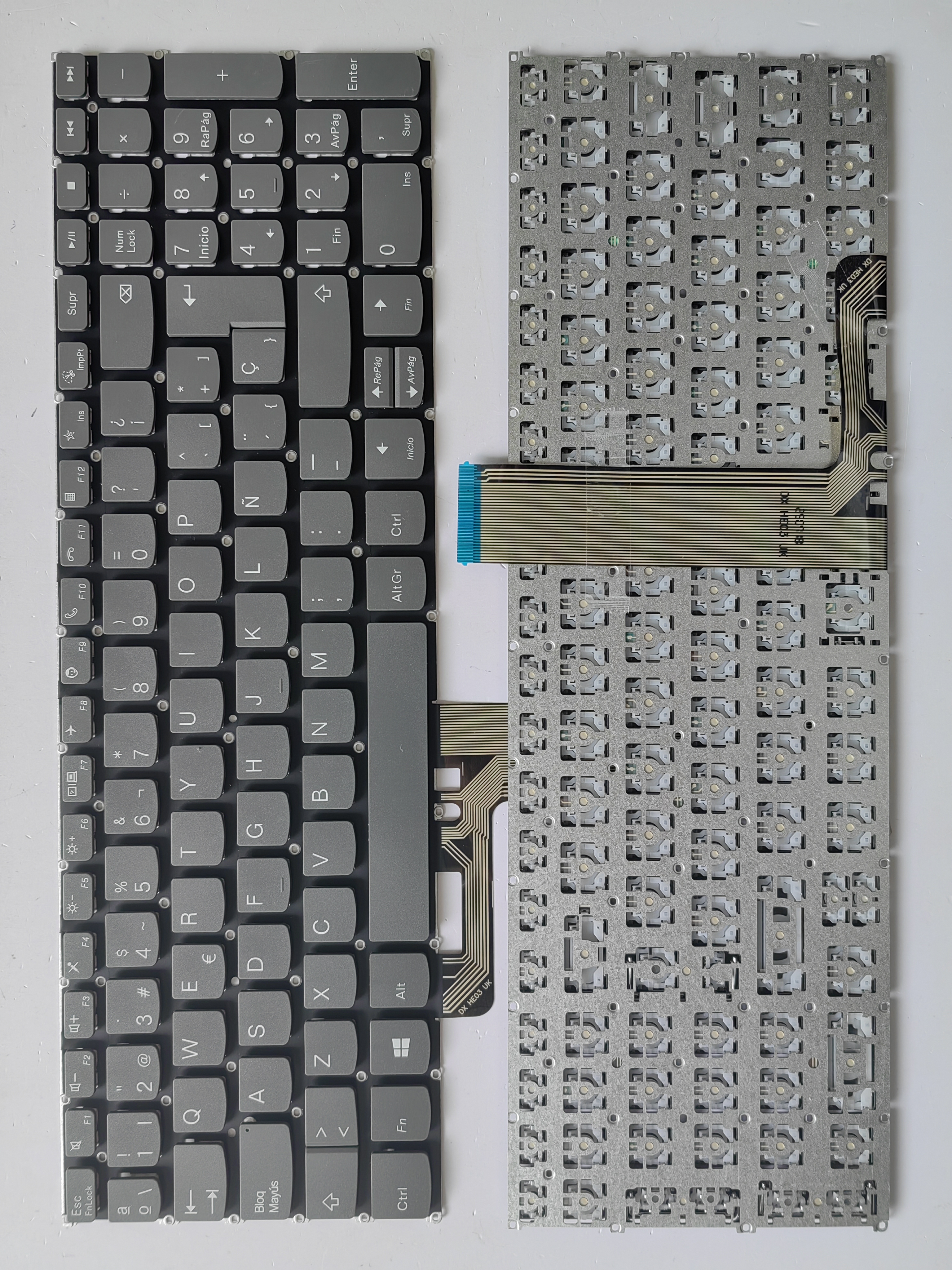 Picture of New Replacement Laptop Keyboard For LENOVO AIR 15 2021/S550-15/ideapad 5-15/15ACL/15ITL Grey (OEM) SP Layout